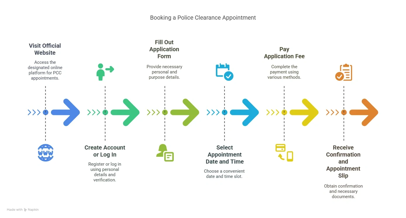 How to Book Police Clearance Appointment Online