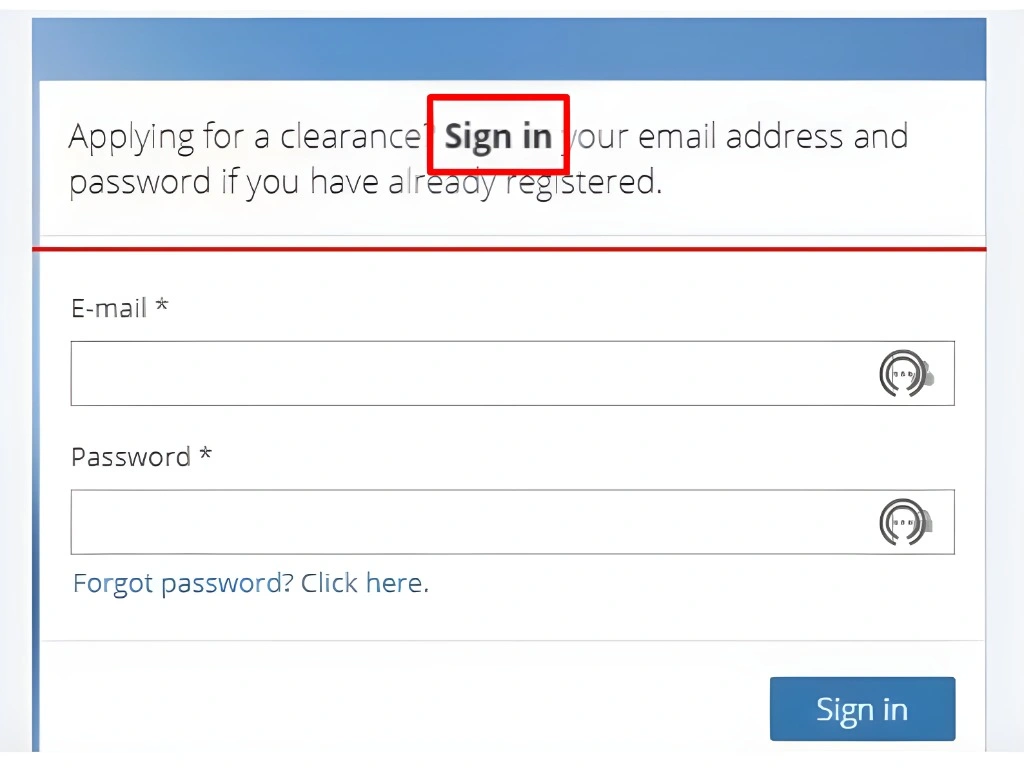 Log in
