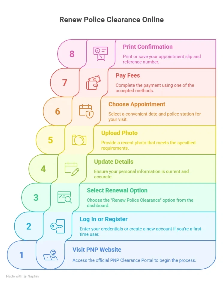 Police Clearance Renewal Online Process