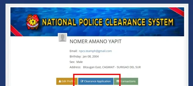Start Your Clearance Application