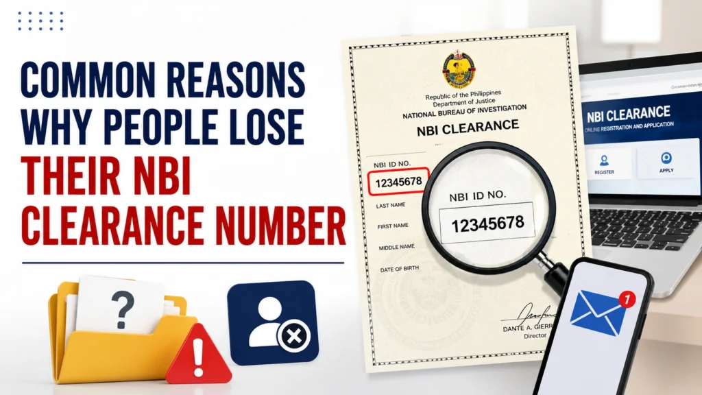 Common Reasons Why People Lose Their NBI Clearance Number
