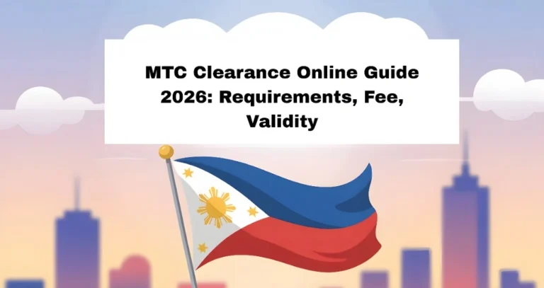 MTC Clearance Online Guide 2026 Requirements, Fee, Validity