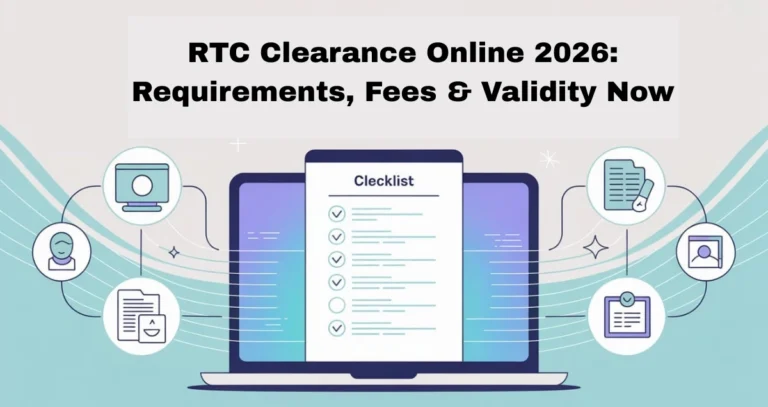 RTC Clearance Online 2026: Requirements, Fees & Validity Now