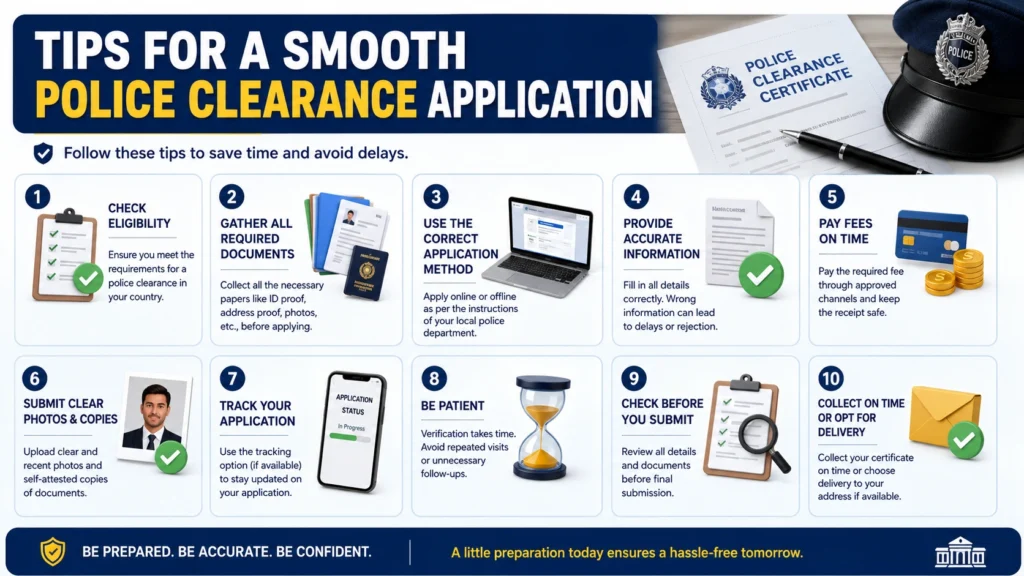 Tips for a Smooth Police Clearance Application